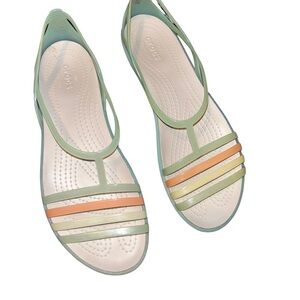 CROCS Women's Isabella Strappy Sandal W Open Toe shoes size 11